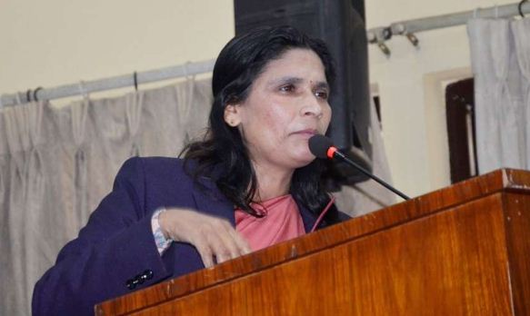 भूमि व्यवस्था, सहकारी तथा गरीबी निवारणमन्त्री पद्माकुमारी अर्याल