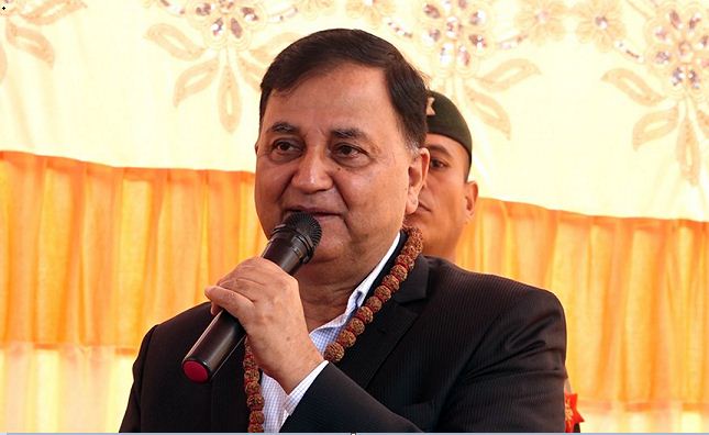 उपप्रधान तथा रक्षामन्त्री ईश्वर पोखरेल