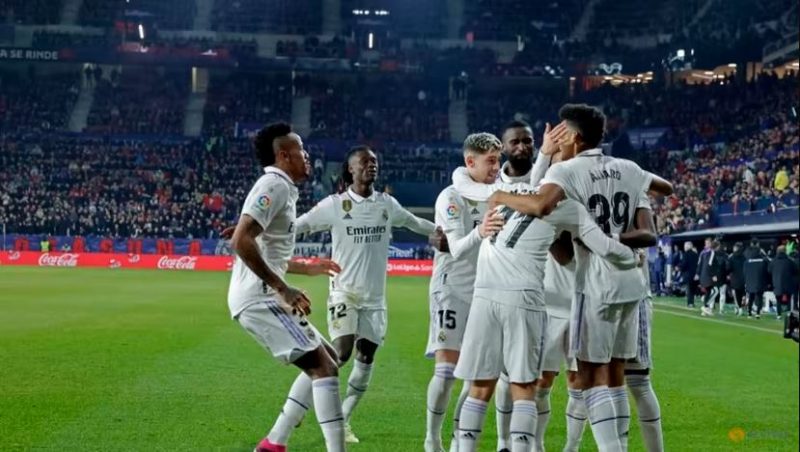 स्पेनिस ला लिगामा रियल मड्रिड विजयी