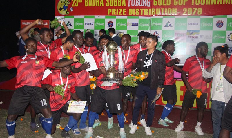 बुढासुब्बा गोल्डकपको उपाधि क्यामरुनी क्लब 'एभिनियर'लाई