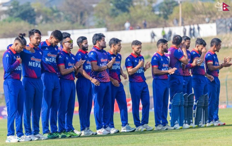नेपाल र यूएई भिड्दै