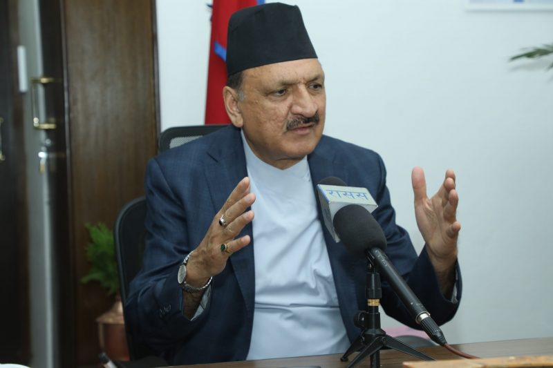 FInane Minister Dr. Mahat