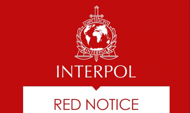 इन्टरपोलबाट 'रेड नोटिस'