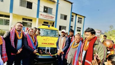 हिमालयन डिष्टिलरीद्वारा स्वास्थ्य चौकीलाई २० लाखको एम्बुलेन्स