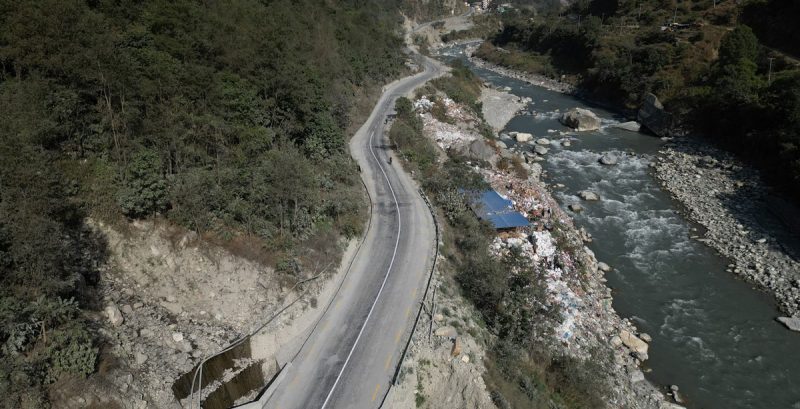 म्याग्दीको एक सडक आयोजना