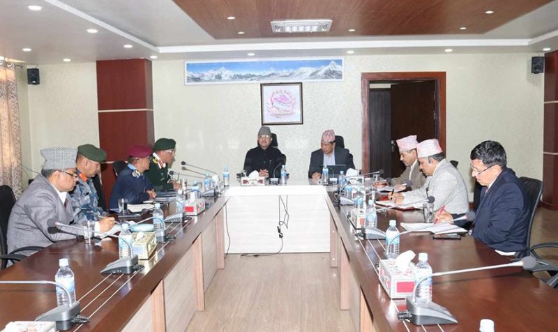 कार्यवाहक प्रधानमन्त्री खड्काको निर्देशन