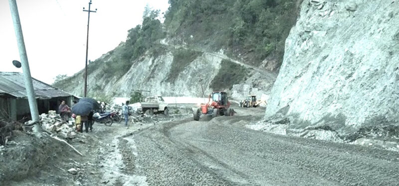 कान्तिराजपथ बन्द गरिने