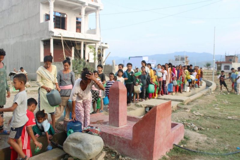 बोरिङको पानी