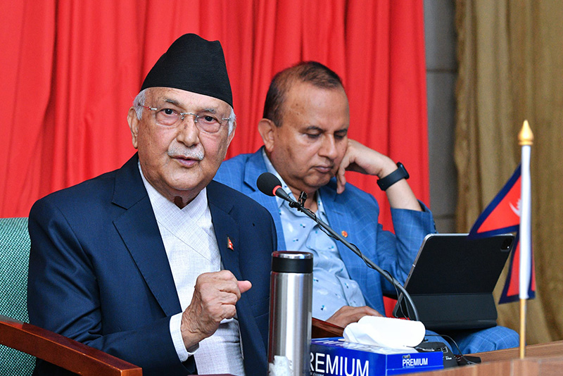 अध्यक्ष ओली