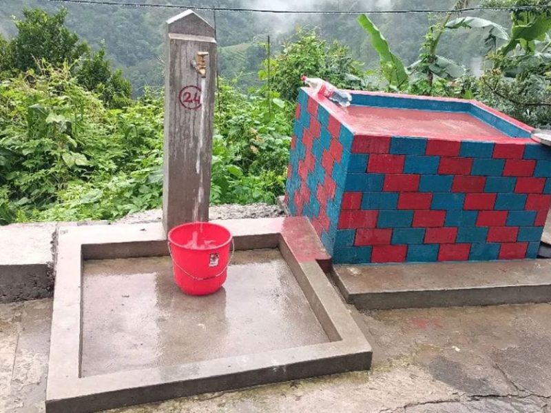 म्याग्दीको हिदीमा ‘एक घर, एक धारा’