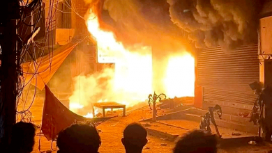 बरहथवा बजारको किराना पसलमा आगलागी