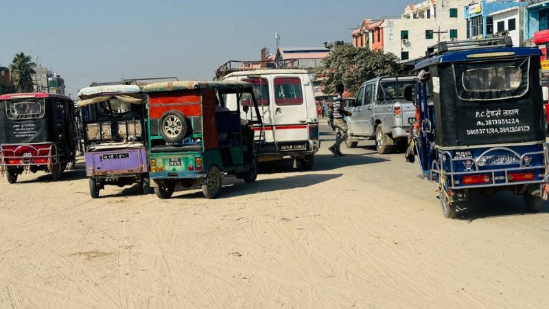 लहानमा अटो रिक्साको सङ्ख्या बृद्धि हुन थालेपछि ट्राफिक व्यवस्थापनमा समस्या